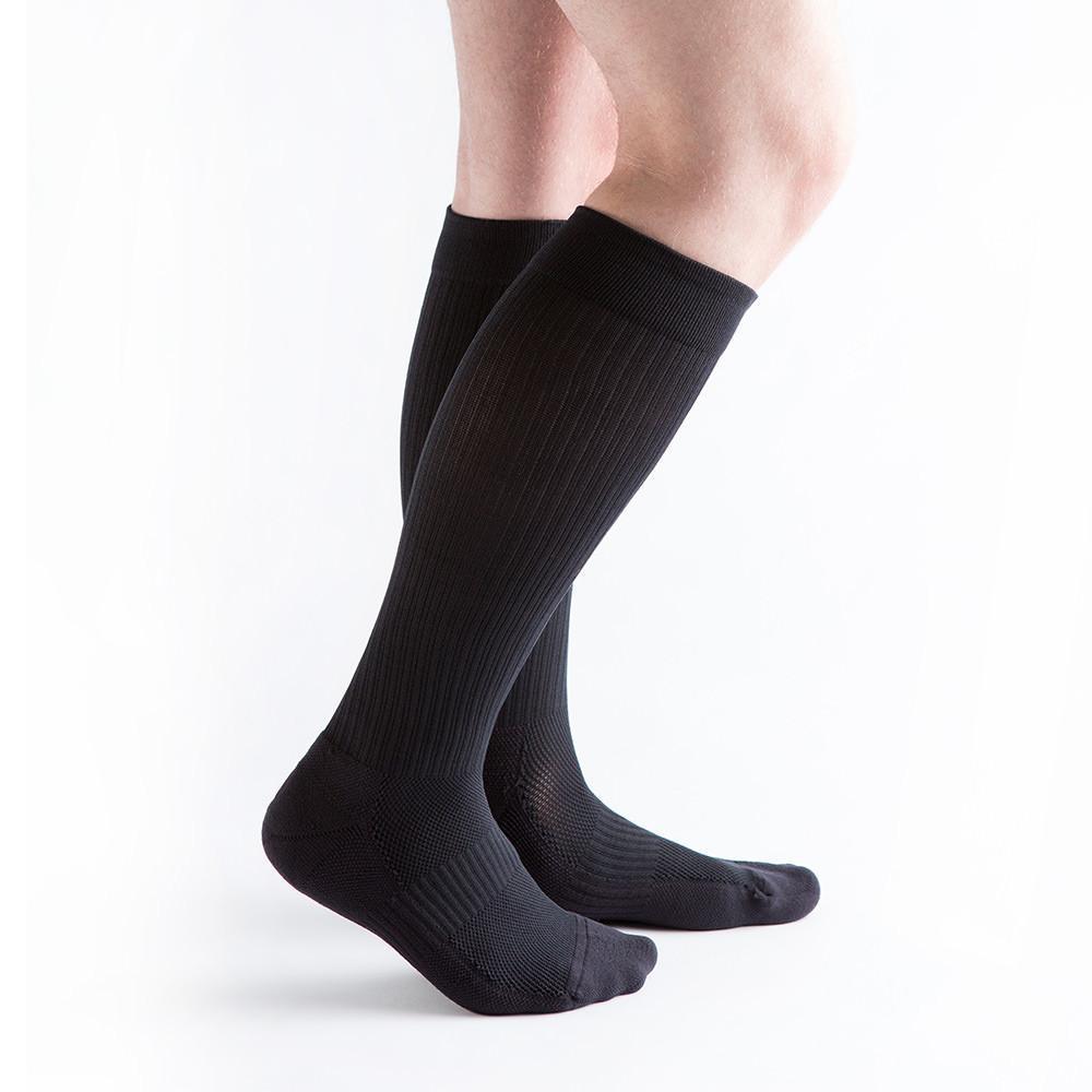 VenActive Active Comfort 20-30 mmHg Compression Sock, Black