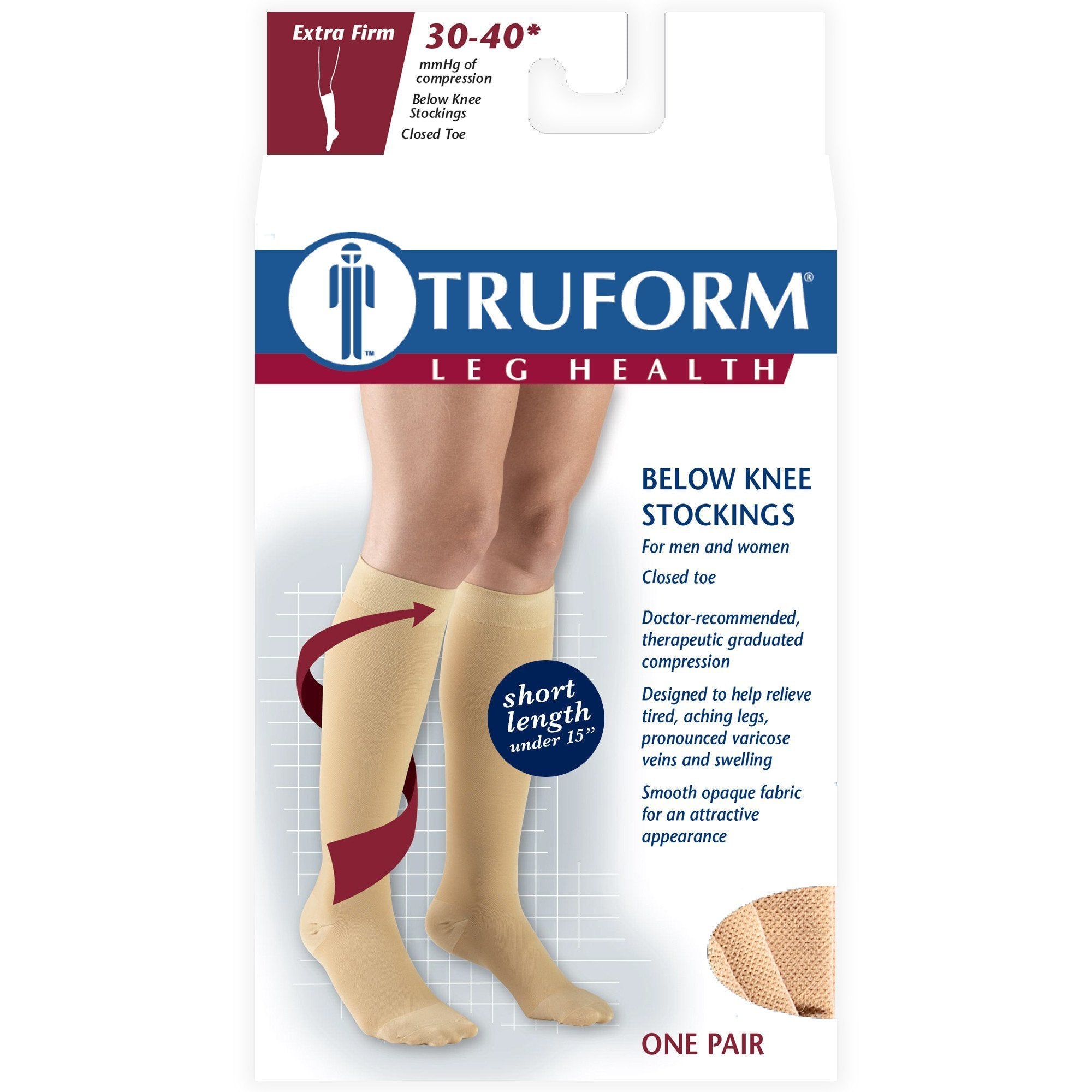 Truform 30-40 mmHg Knee High