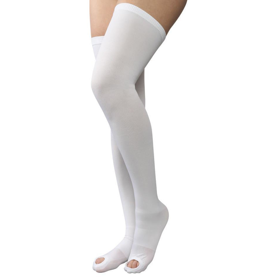 Therafirm Anti-Embolism 18 mmHg OPEN TOE Thigh High