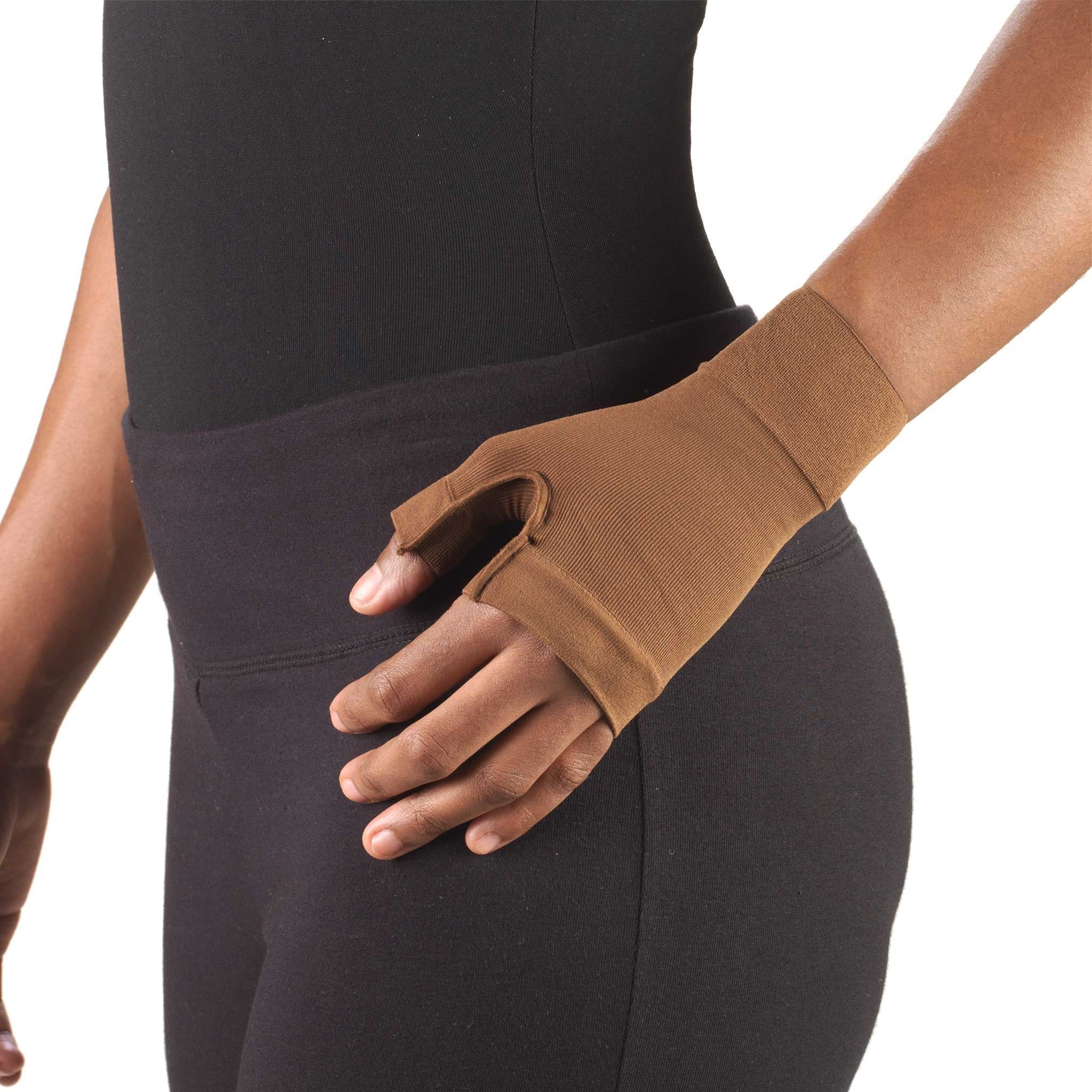 Truform 20-30 mmHg Gauntlet, Brown